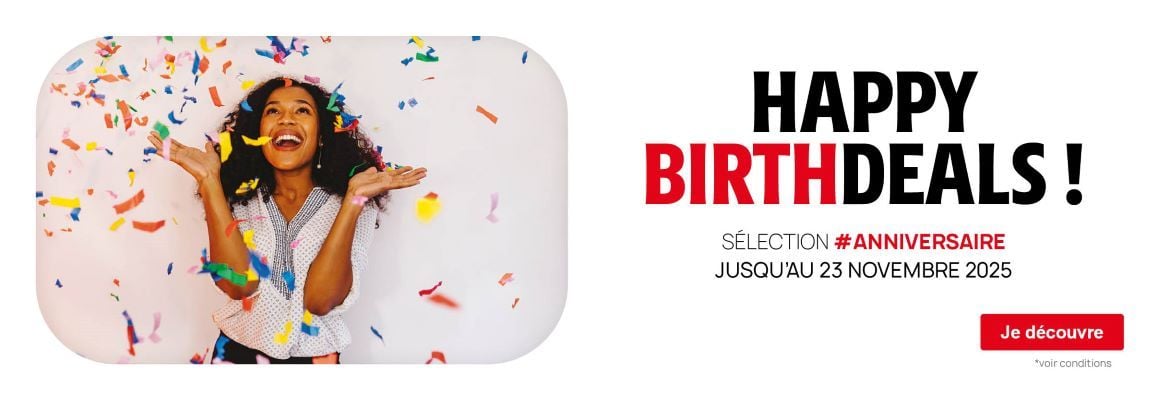 Sélection #anniversaire jusqu'au 23 novembre : HAPPY BIRTHDEALS !
