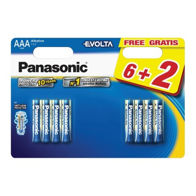 Panasonic LR03 AAA 6+2 EVOLTA
