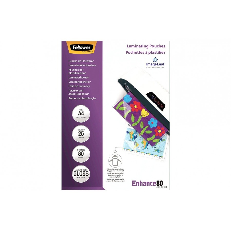 Fellowes 25 FEUILLES DE PLASTIFICATION A4 n°1