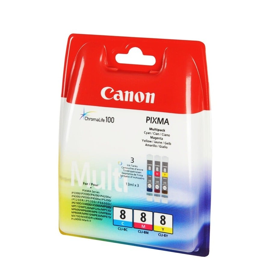 Canon PACK CLI-8 cyan, jaune, magenta n°1