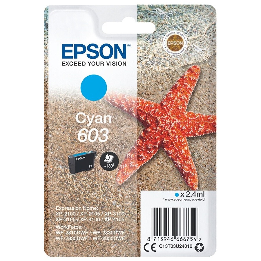 Epson Série 603 Cyan n°1