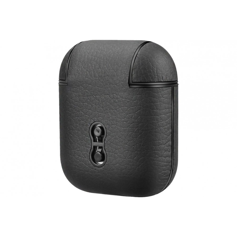 Onearz Mobile Gear Etui de protection look cuir pour AirPods 1 & 2 noir n°3