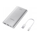 Samsung 10000 mAh Charge rapide 2 ports USBC silver
