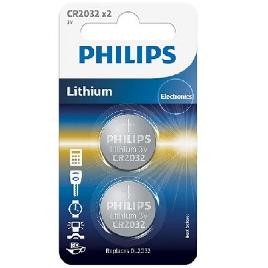 Philips PILES CR2032 X2
