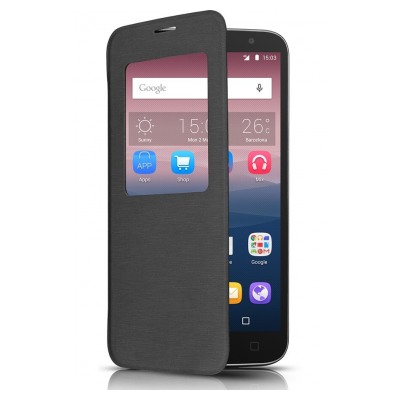 Alcatel ETUI FOLIO GRIS POUR ALCATEL IDOL 4.7"