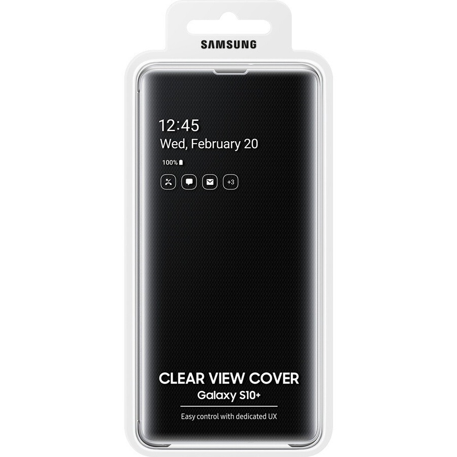 Samsung Clear View Cover pour Samsung Galaxy S10+ Noir n°3