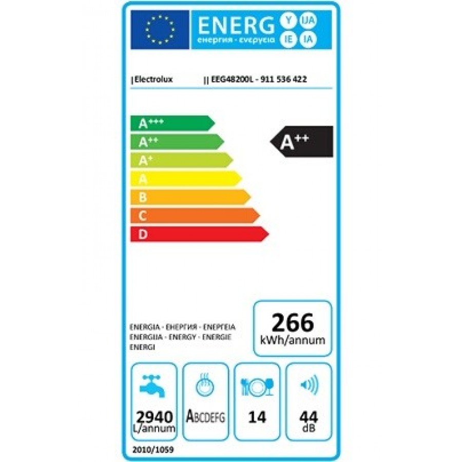 Electrolux EEG48200L QUICK SELECT GLASS CARE n°6