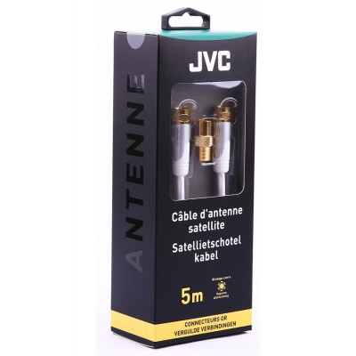 Jvc Câble sat F 5M blanc gold