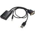 Temium Convertisseur VGA en HDMI