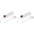 Temium Pack 2 multiprises 1.5m