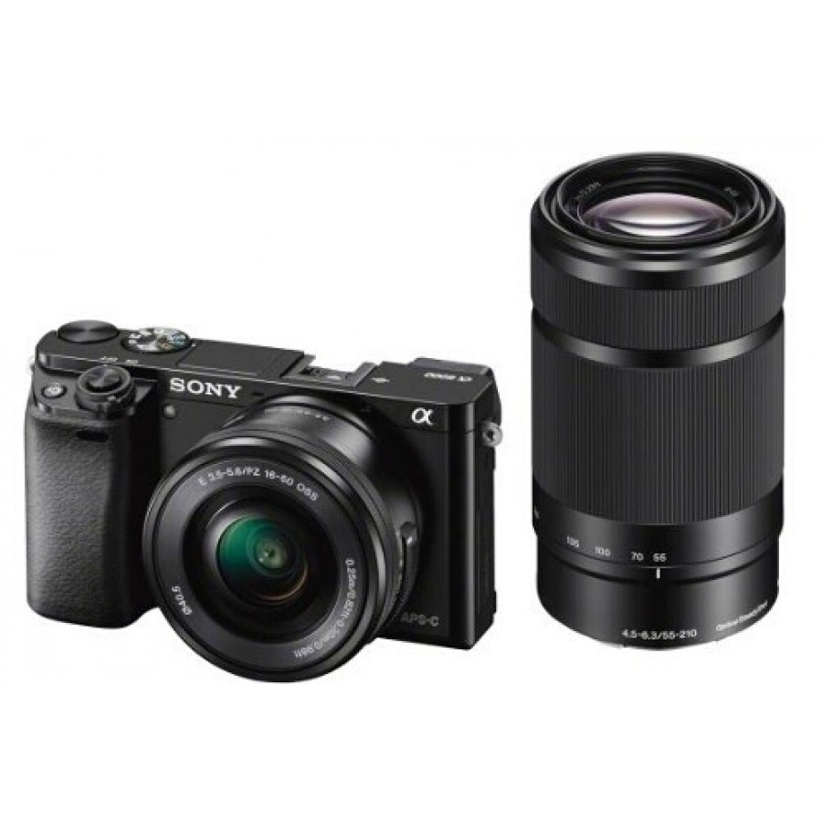 Sony PACK A6000 + 16-50MM + 55-210MM + SD16GO + SACOCHE n°2