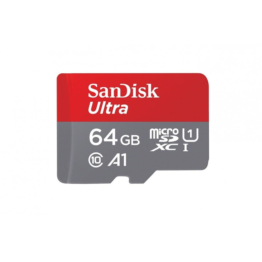 Sandisk SanDisk - Carte mémoire Ultra Android microSDXC 64GB + SD Adapter + Memory Zone App 100MB/s A1 Class 10 UHS-I n°1