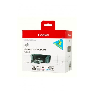 Canon Pack PGI-72 PBK/GY/PM/PC/CO