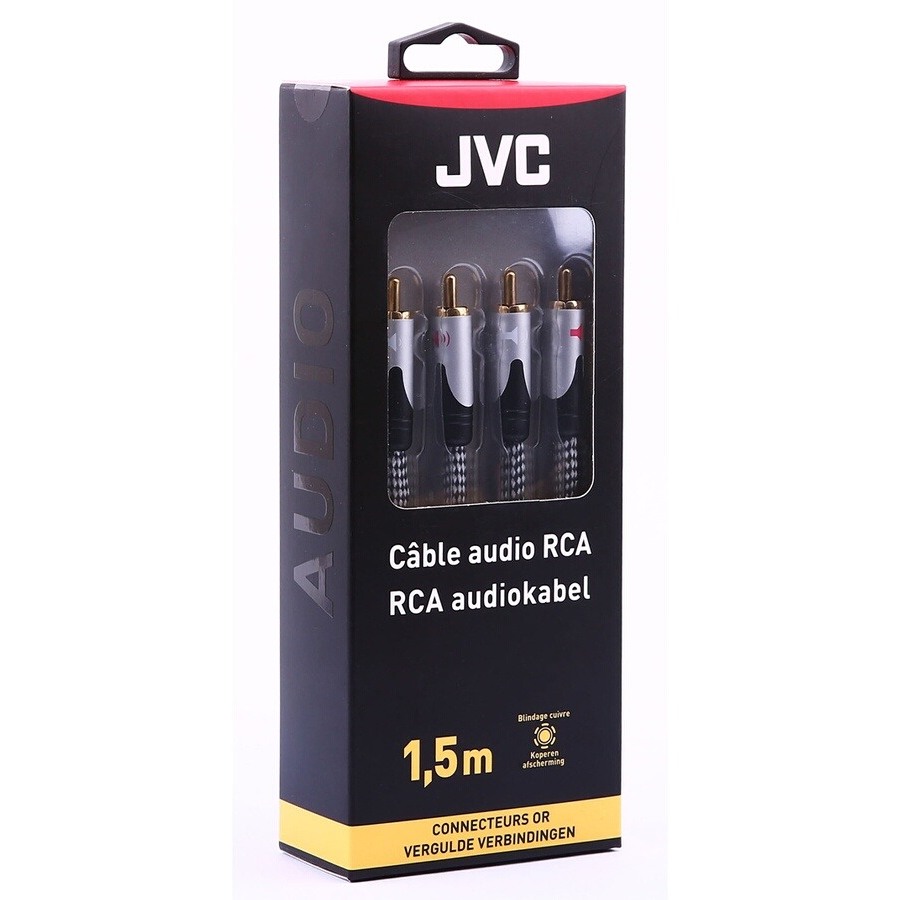 Jvc 2 RCA CABLE M/M 1,5M n°1
