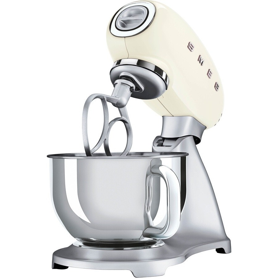 Smeg ROBOT SUR SOCLE AVEC BOL INOX 4,8 LITRES + Kit pâtissier (Fouet, Batteur, Pétrin) n°2