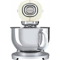 Smeg ROBOT SUR SOCLE AVEC BOL INOX 4,8 LITRES + Kit pâtissier (Fouet, Batteur, Pétrin)