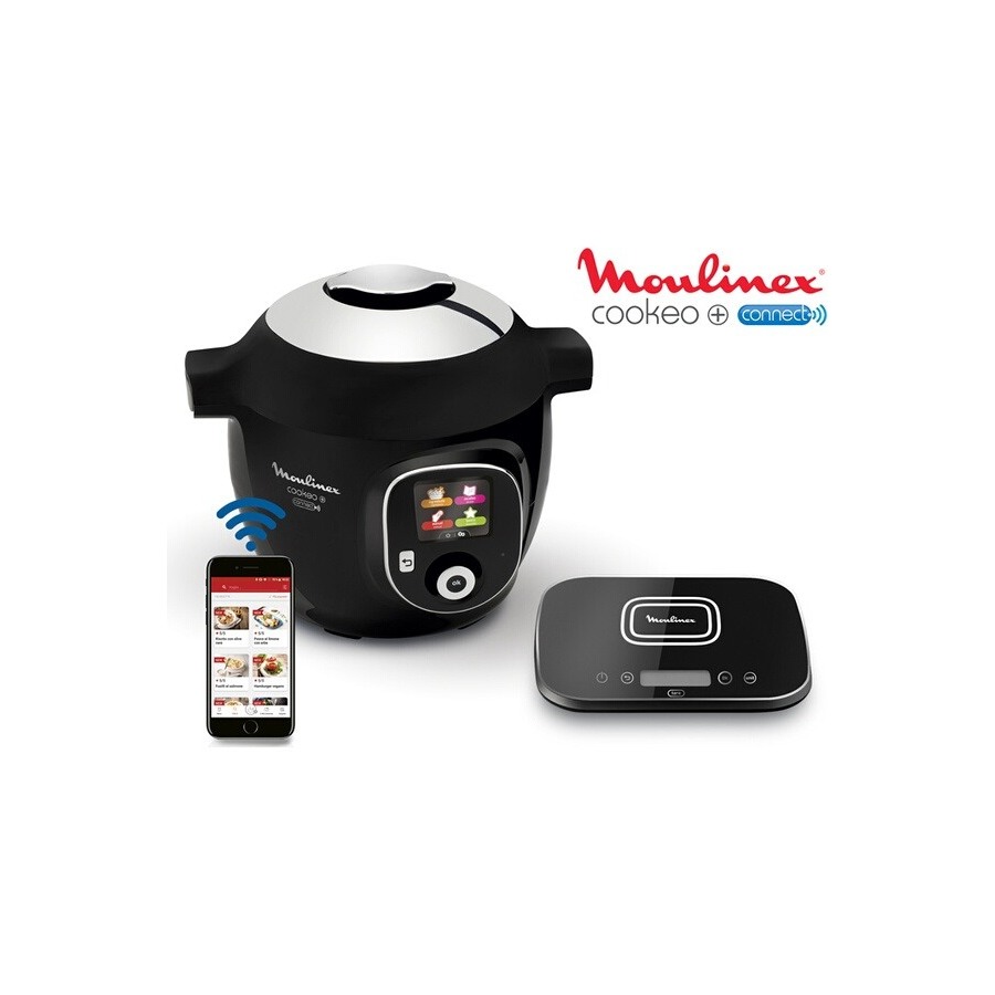 Mijoteur Moulinex Cookeo Touch WiFi Mini, Multicuiseur intelligent, 3 L, 13  modes de cuisson CE922110 - DARTY Martinique
