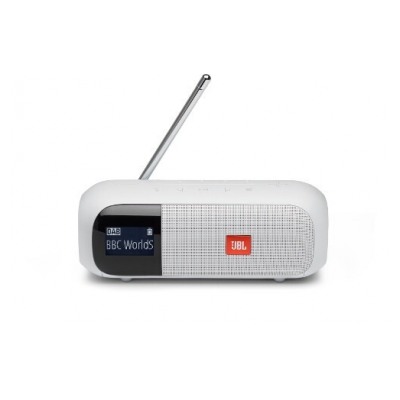 Jbl Enceinte portable radio DAB/FM, Tuner 2 Blanc