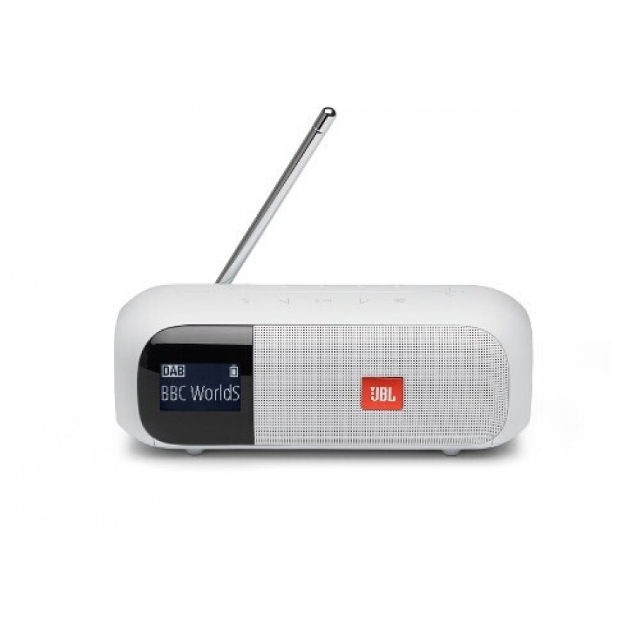 Jbl Enceinte portable radio DAB/FM, Tuner 2 Blanc n°1