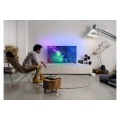 Cgv Antenne d'intérieur TNT HD amplifiée au style incurvée. coloris NOIRE laqué