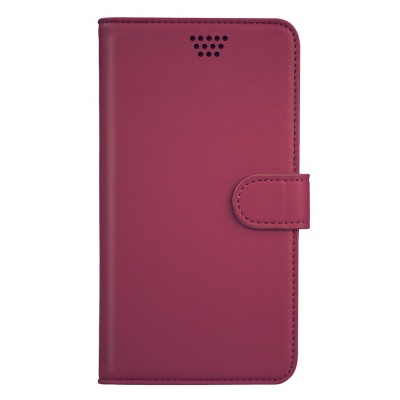 Temium ETUI FOLIO FUSCHIA UNIVERSEL 4" ou moins