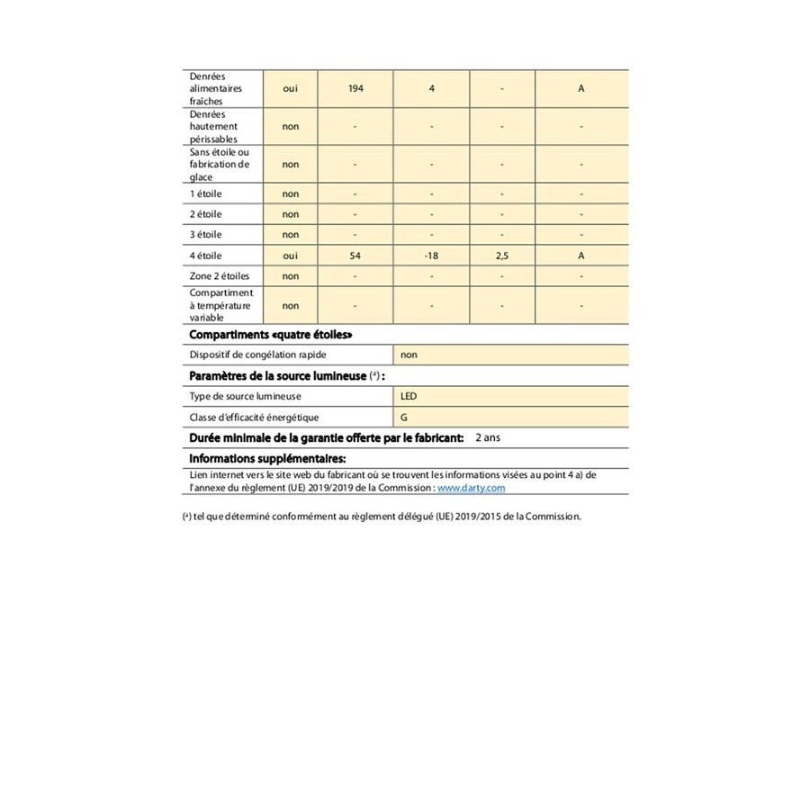 Proline DD254NFWH n°9