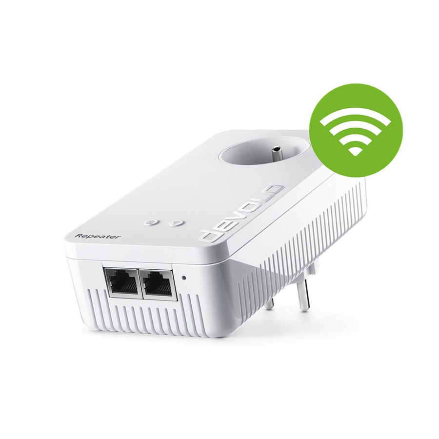 Devolo Devolo WiFi Répéteur+ ac, 2 ports Ethernet , prise intégrée n°2