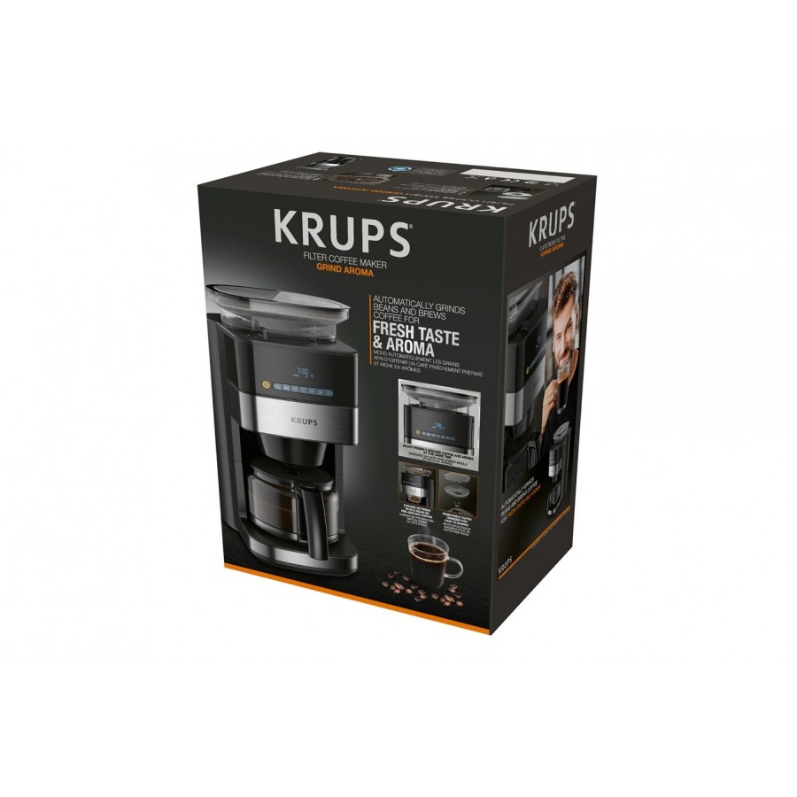 Krups Cafetière filtre Grind Aroma KM832810 