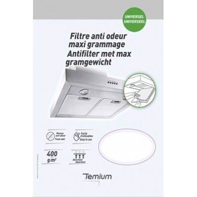 Temium FILTRE ANTI ODEUR MAXI GRAMMAGE