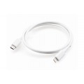 Urban Factory Câble USB-C vers Lighting MFI BLANC 80CM