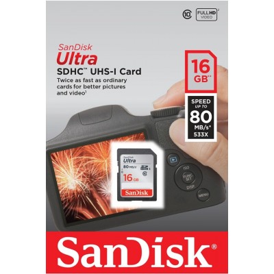 Sandisk ULTRA SDHC 16 Go