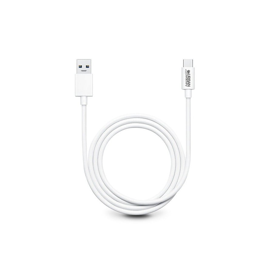 Urban Factory CABLE USBA VERS USBC 1M BLANC n°1