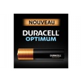 Duracell Pack de 4 piles alcalines AAA Duracell Optimum, 1,5 V LR03