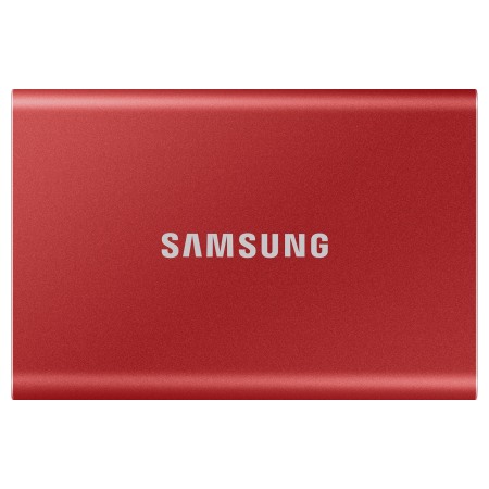 Disque dur Samsung SSD Externe T7 500Go rouge - DARTY Martinique
