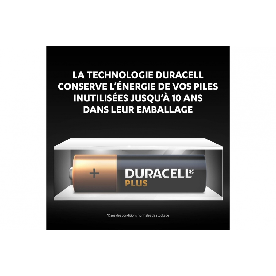 Duracell Pack de 12 piles alcalines AAA Duracell Plus, 1.5V LR03 Offre Spéciale n°3