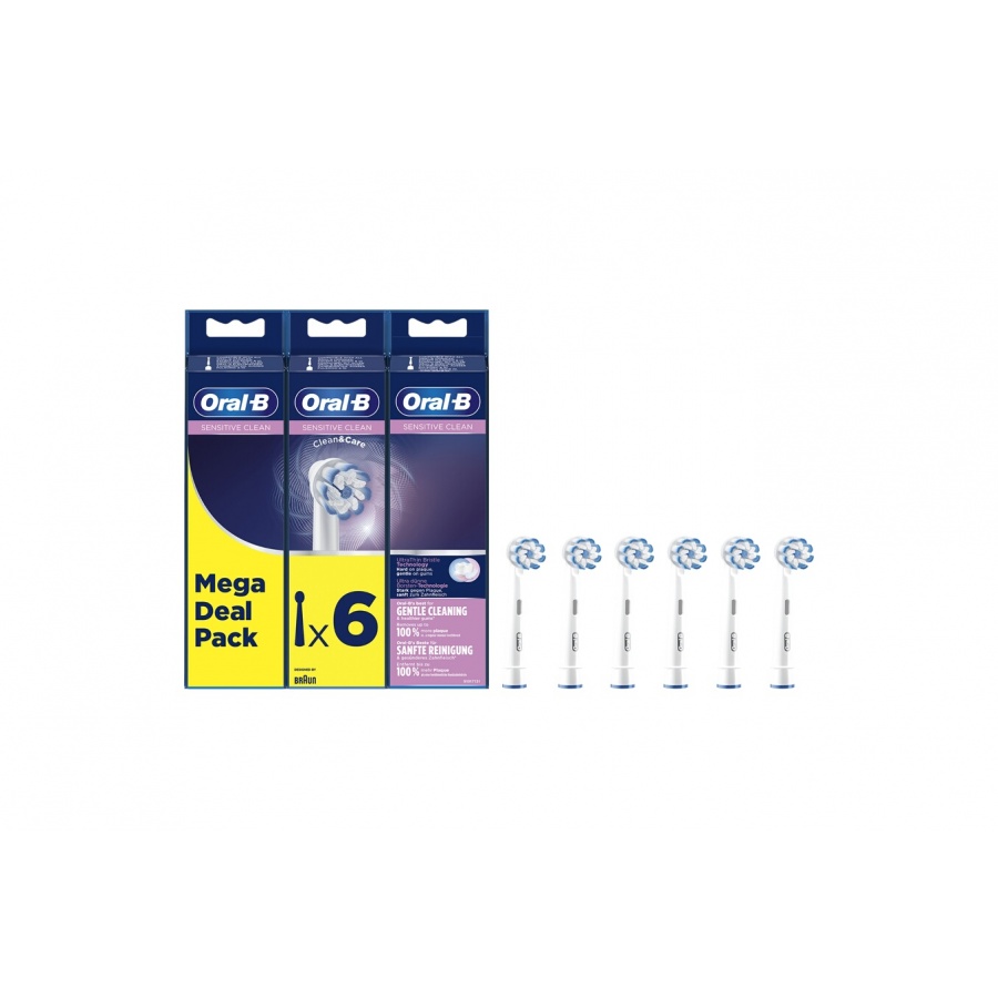 Oral B Oral-B brossettes Sensitive Clean Mega X6 n°2