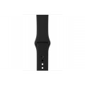 Apple SERIE 3 GPS 42MM BOITIER ALUMINIUM GRIS SIDERAL BRACELET SPORT NOIR