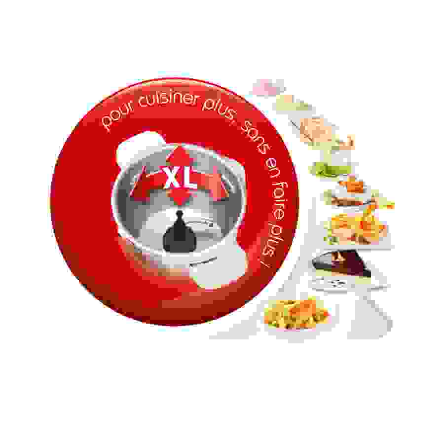 Robot Cuiseur Moulinex I-Companion Touch Pro Edition Noire - HF93D810 - 1550W