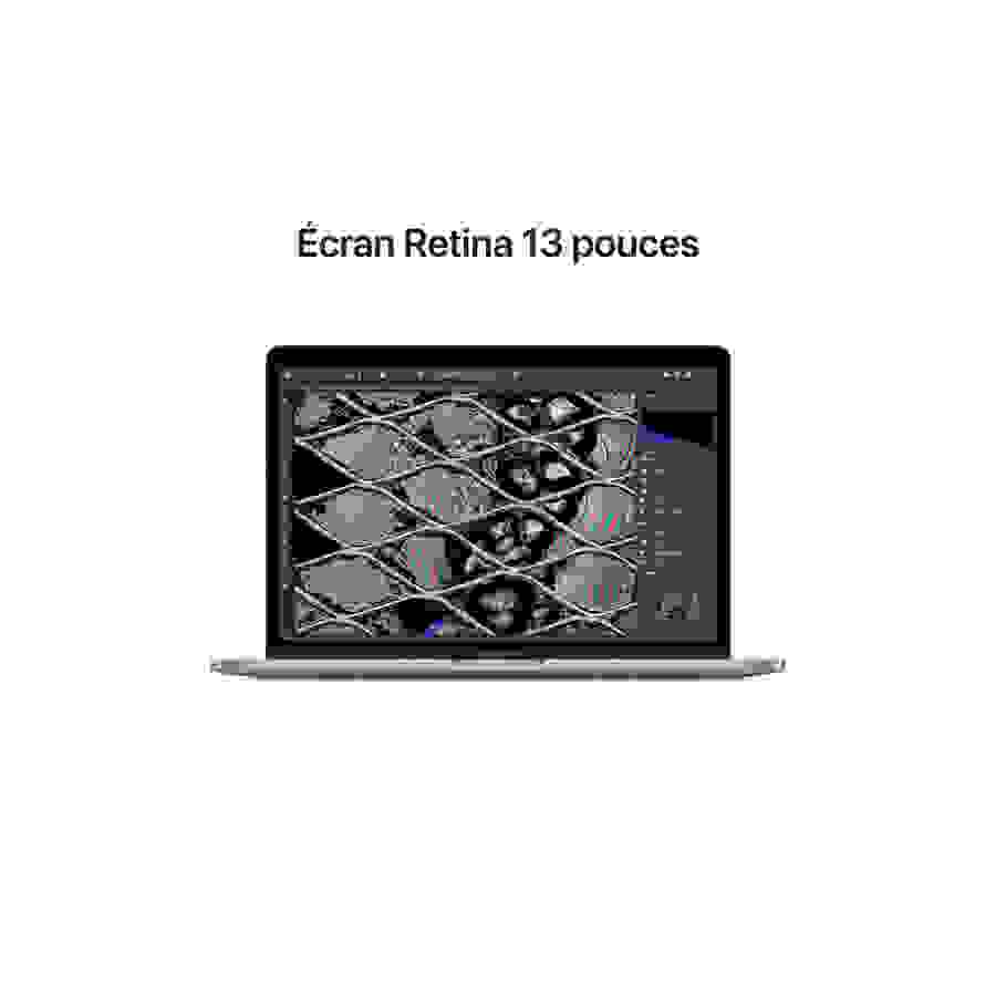 Apple MacBook Pro 13" 512Go SSD 8Go RAM Puce M2 CPU 8 cours GPU 10 cours Gris sidéral Nouveau n°4