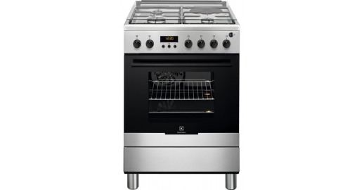 Cuisinière mixte Electrolux EKM66722OX INOX Largeur 60 c…