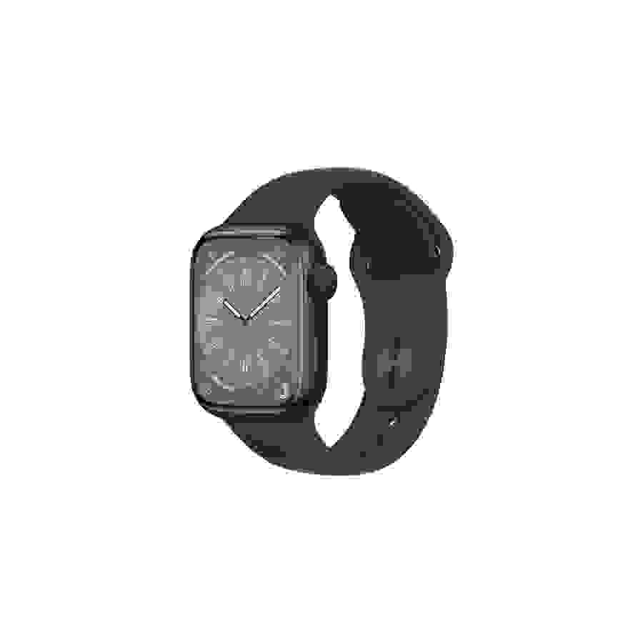 Apple Watch Series 8 GPS, boîtier aluminium Minuit 41 mm avec Bracelet Sport Minuit n°1