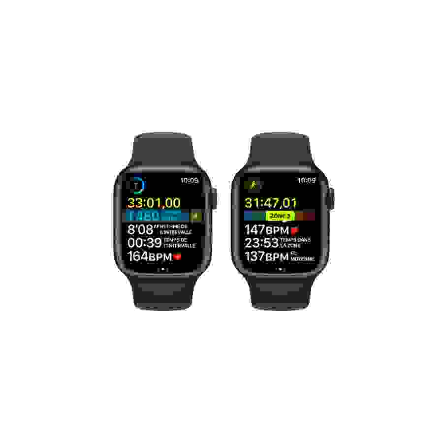 Apple Watch Series 8 GPS, boîtier aluminium Minuit 41 mm avec Bracelet Sport Minuit n°7
