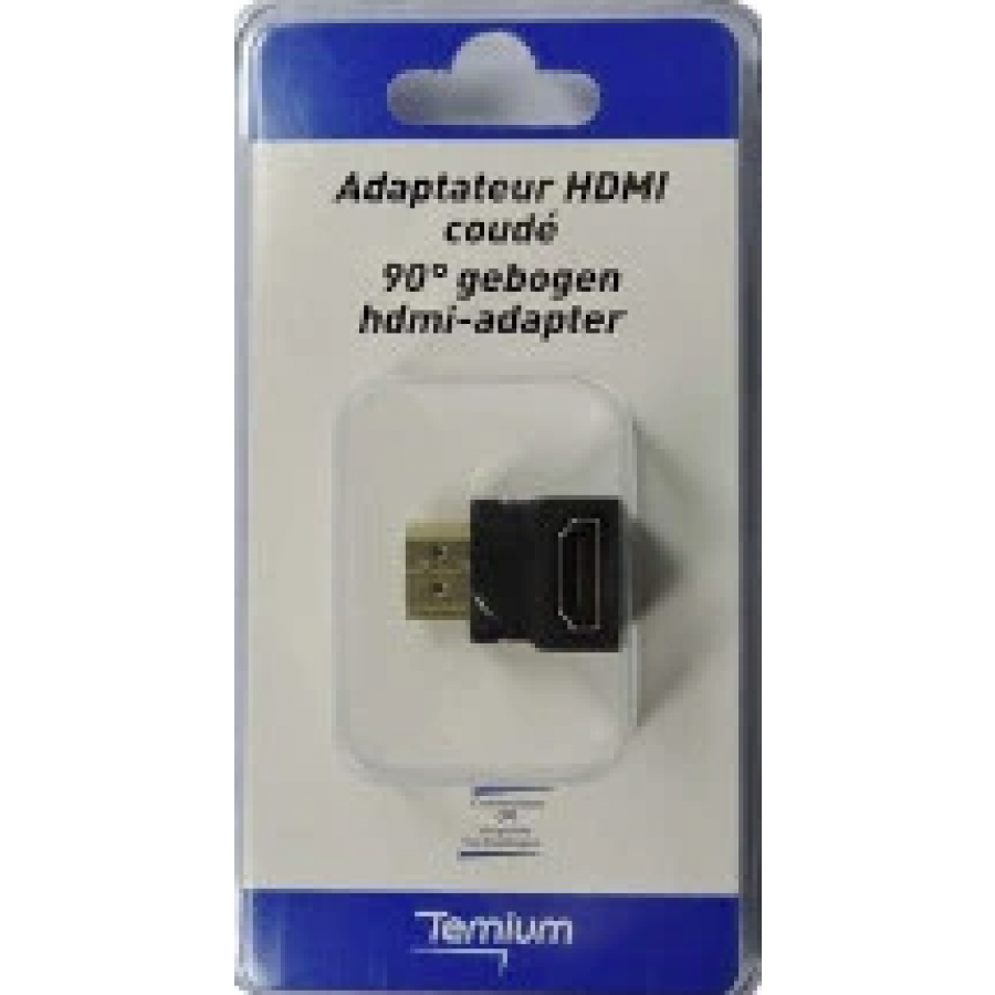 Temium ADAPTATEUR HDMI 90° GOLD n°1