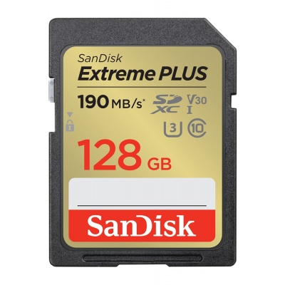 Sandisk Extreme PLUS 128GB SDXC 190MB/s