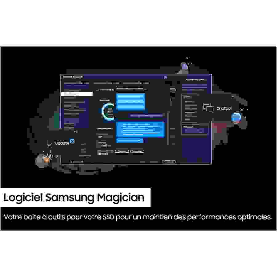 Samsung Portable 990 Pro MZ-V9P1T0BW 1 To Noir n°5