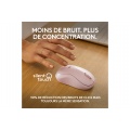 Logitech M240 Souris Bluetooth, Sans fil, Compacte, Portable, Suivi fluide - Rose