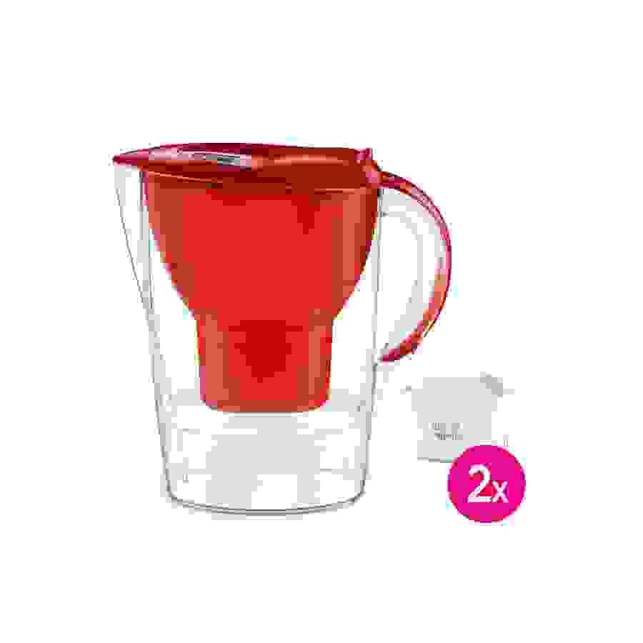 Brita Marella rouge 2 mois (inclus 2 cartouches filtrantes MAXTRA PRO All-in-1) n°1