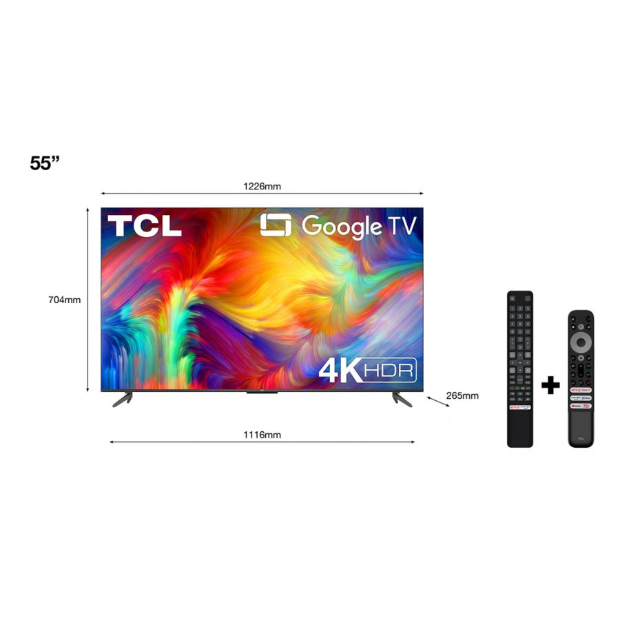 Tcl 55P735 55" 4K Ultra HD Smart TV GOOGLE Dolby Vision Atmos 2022 n°2