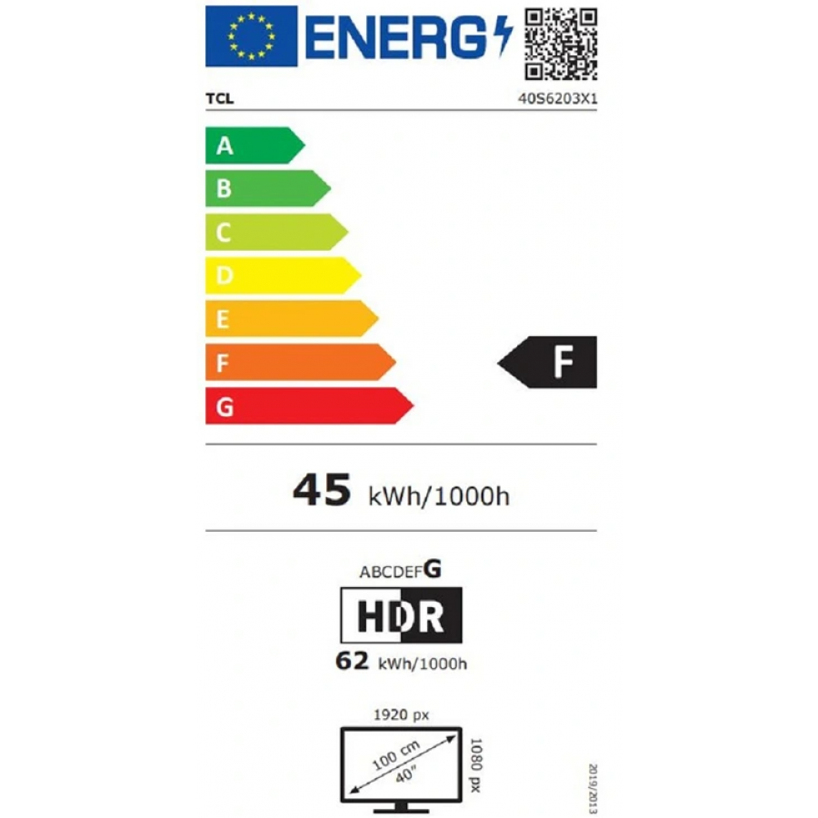 Tcl 40S6203 40" FHD HDR sans bord Android TV 11.0 2022 n°5