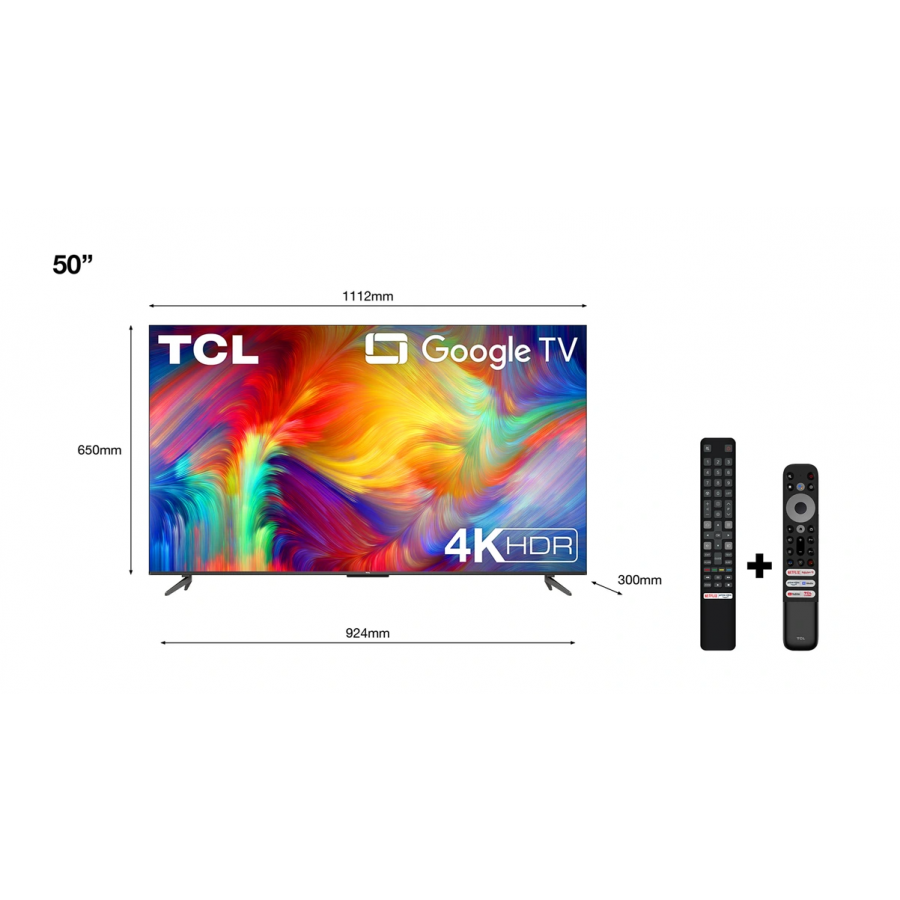 Tcl 50P735 50" 4K Ultra HD Smart TV GOOGLE Dolby Vision Atmos 2022 n°1